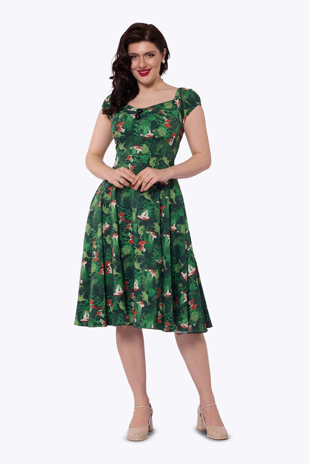 Dolores Frog Forest Doll Dress