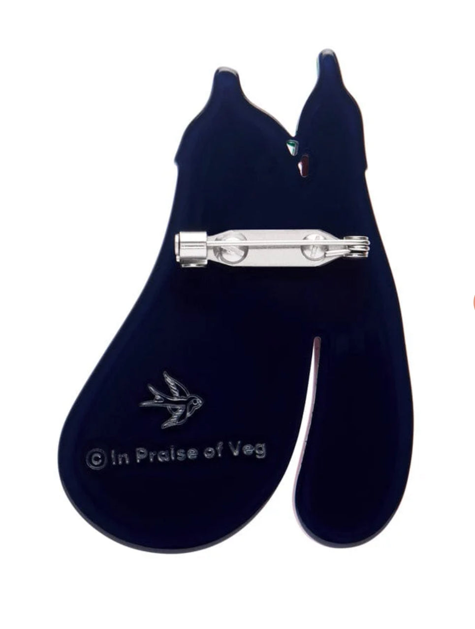 Eggplant Envy Brooch