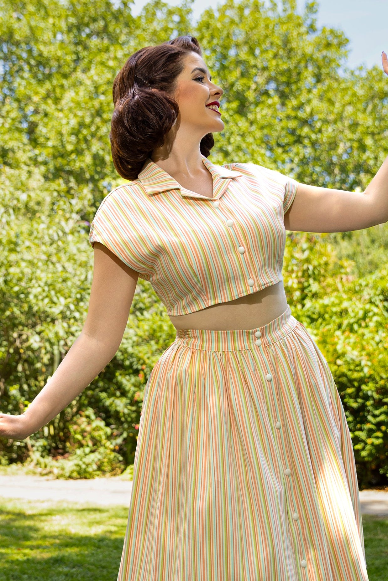 Lola Pastel Stripe Shirt