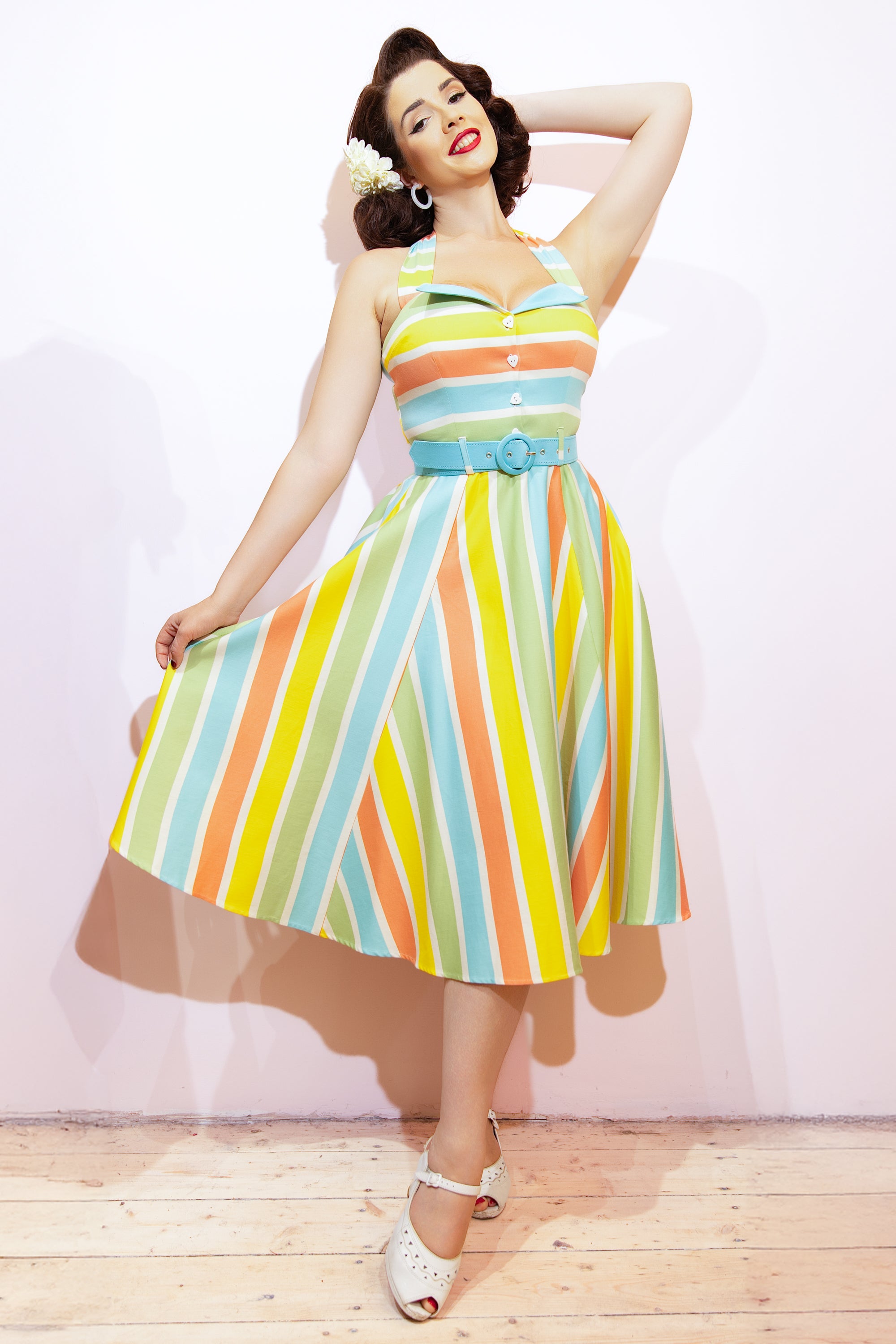 Wanda Cornwall Horizons Swing Dress
