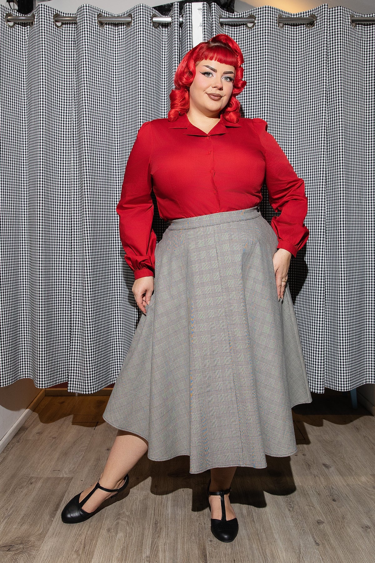 Jerry Vintage Rosewood Blouse