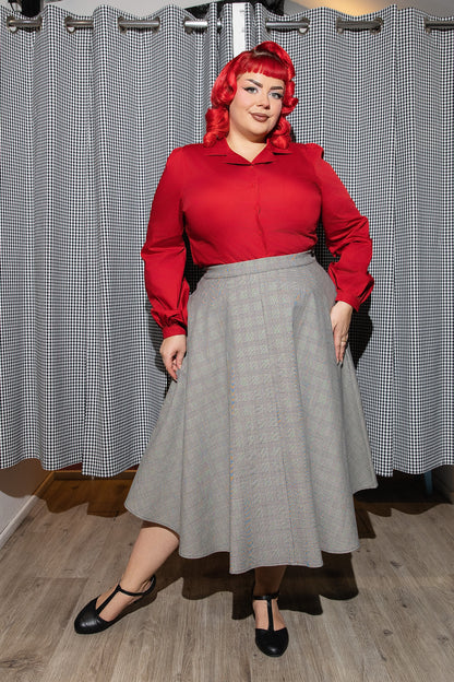 Jerry Vintage Rosewood Blouse