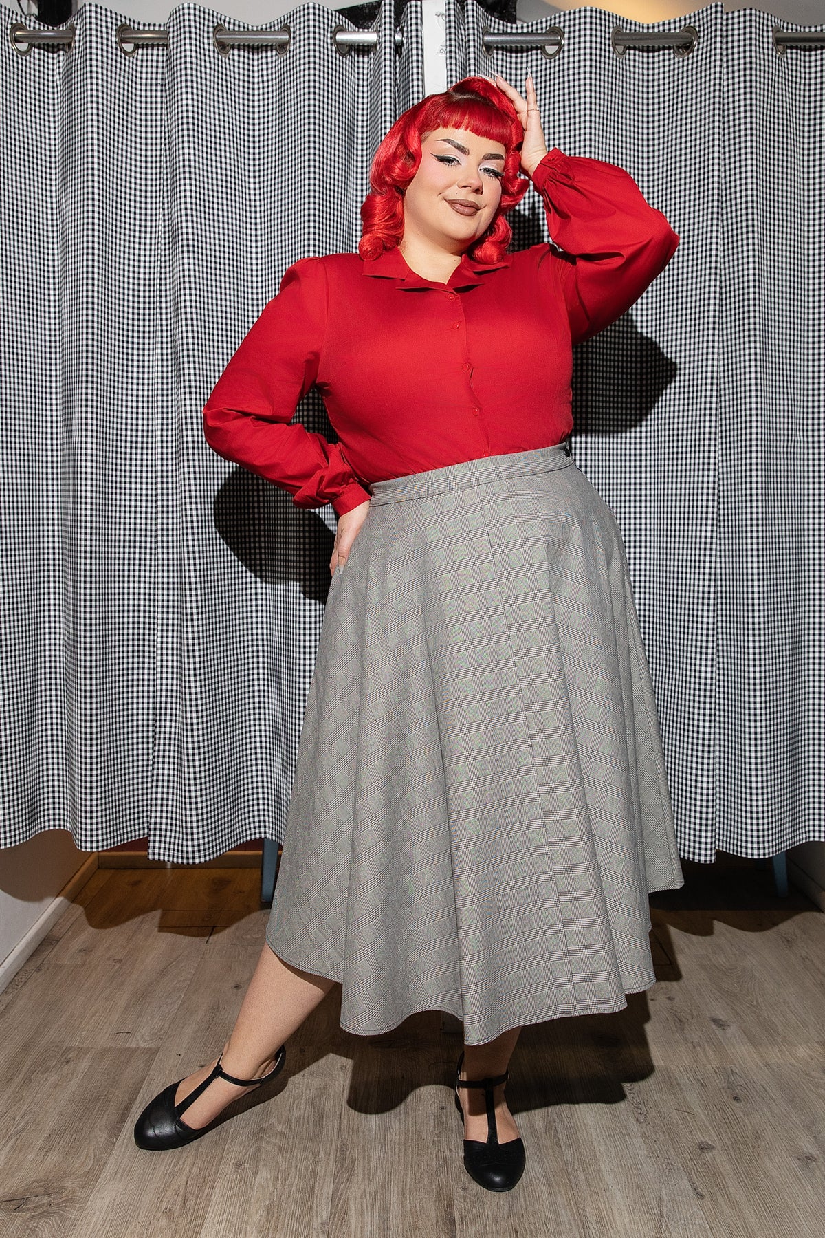 Jerry Vintage Rosewood Blouse