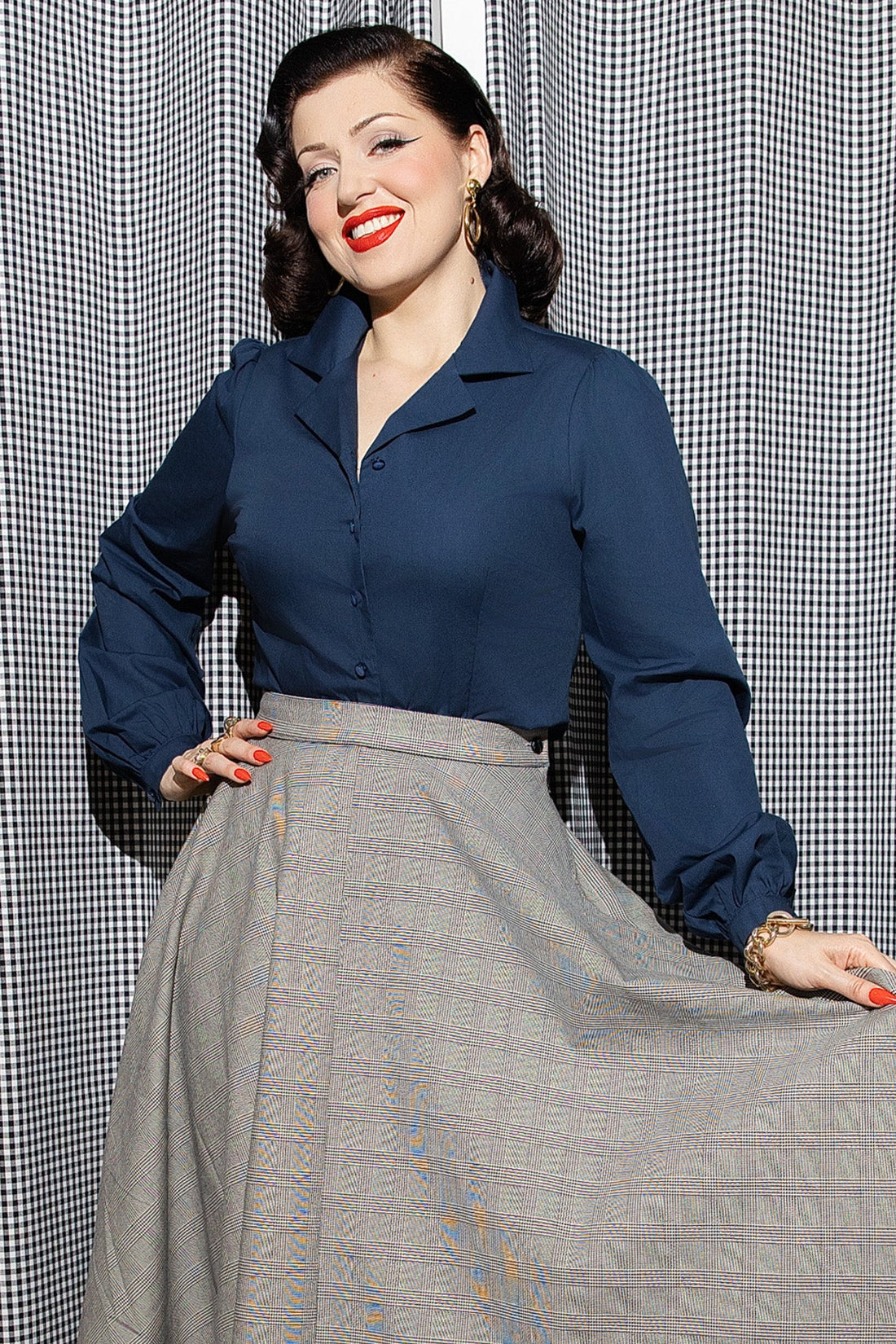 Jerry Midnight Blue Blouse