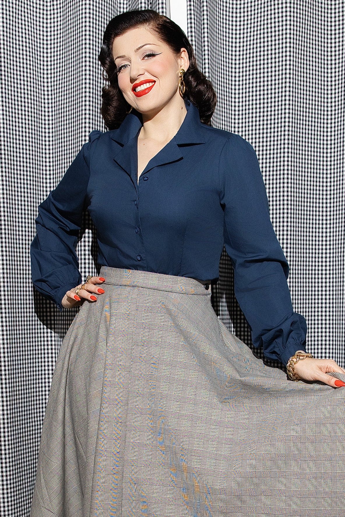 Jerry Midnight Blue Blouse
