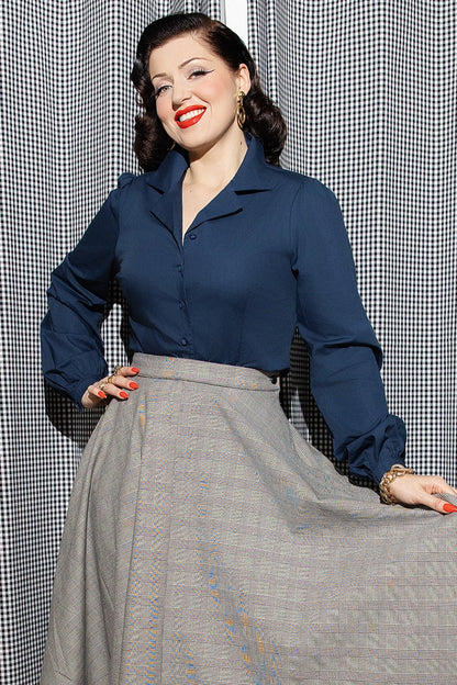 Jerry Midnight Blue Blouse