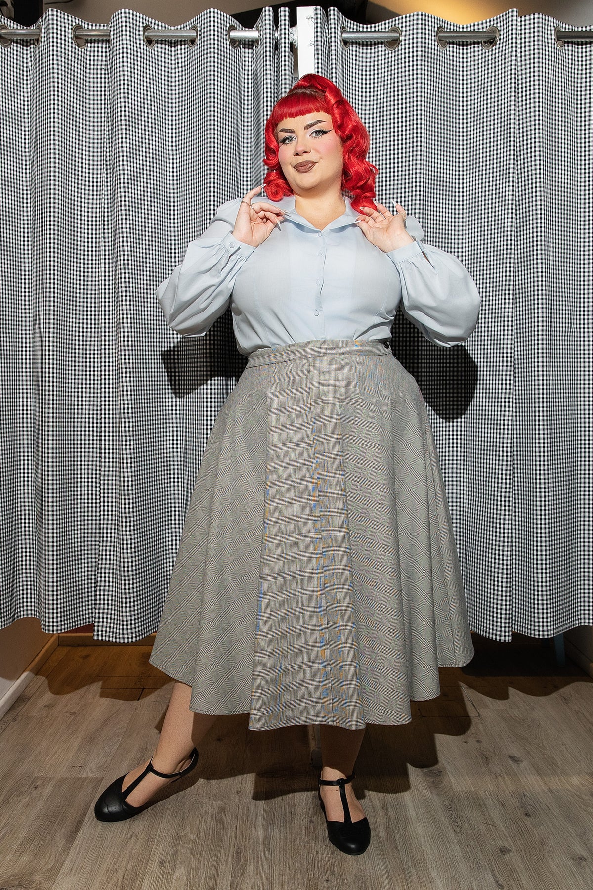 Jerry Powder Blue Blouse