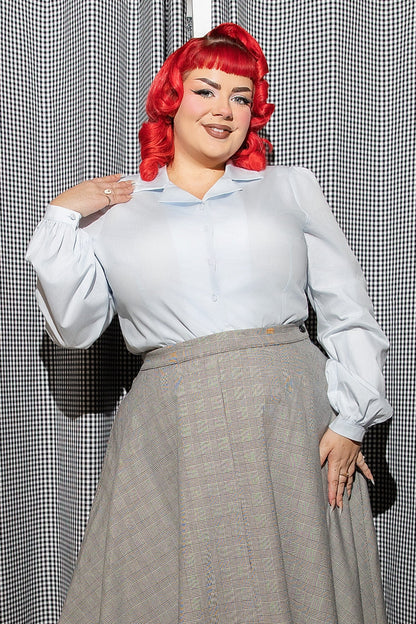 Jerry Powder Blue Blouse