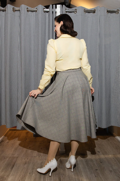 Pepper 40s Blouse Buttercup Yellow