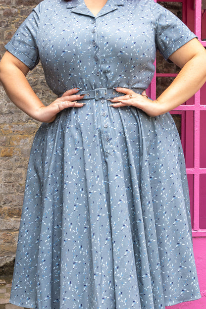 Caterina Raindrop Reverie Swing Dress