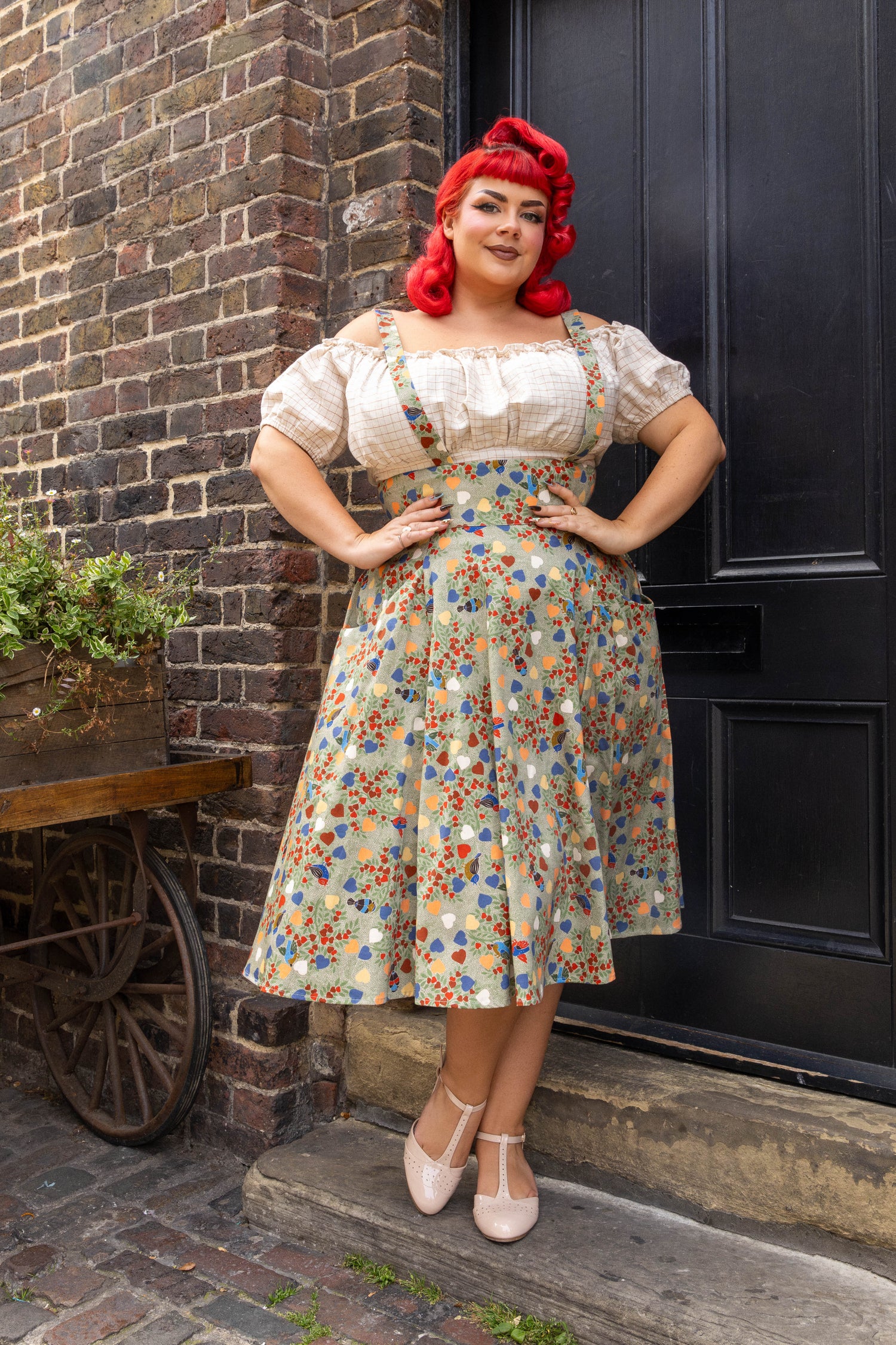 Alexa Love Birds Swing Skirt