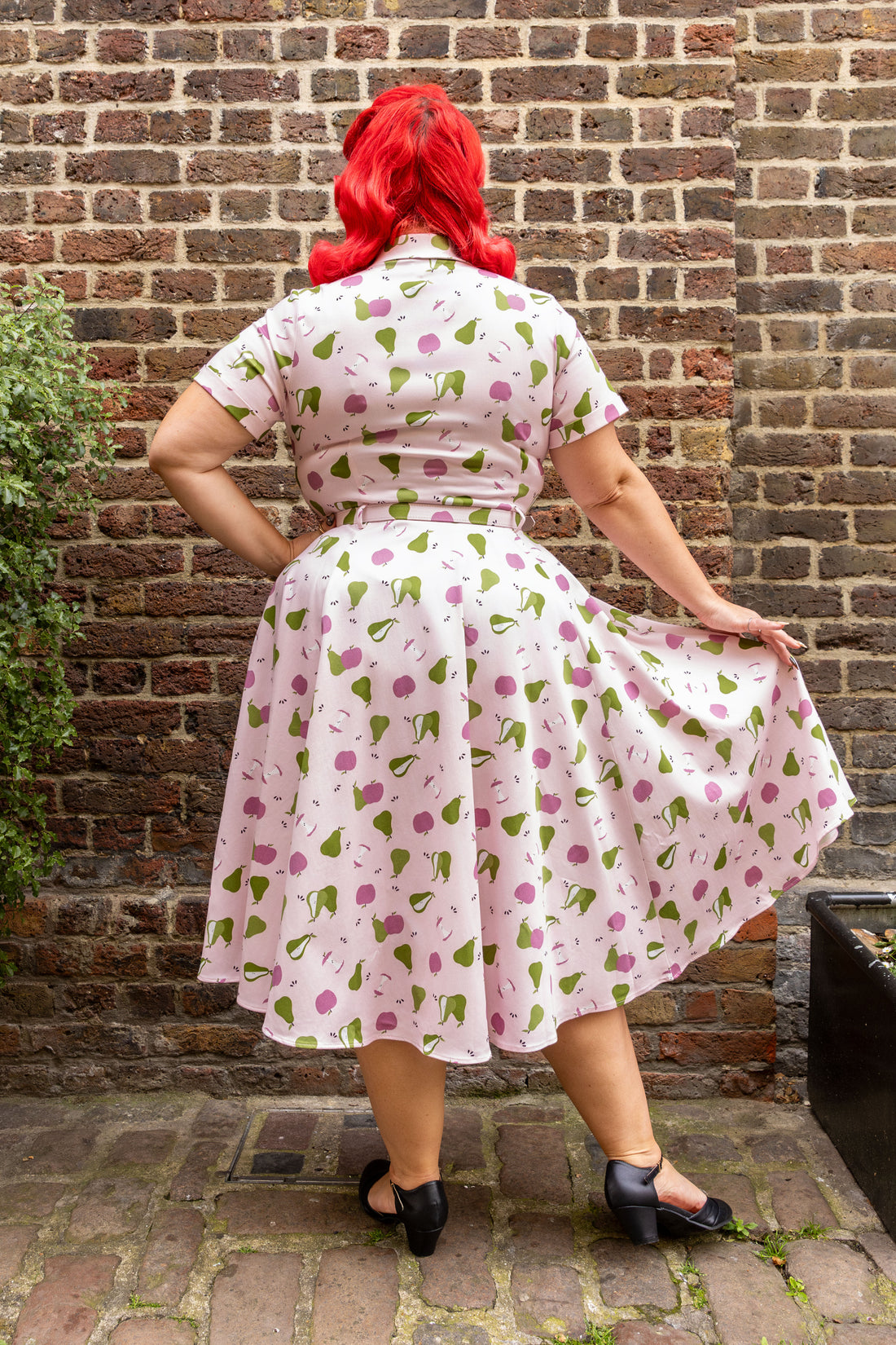 Caterina Soft Fruit Pop Swing Dress