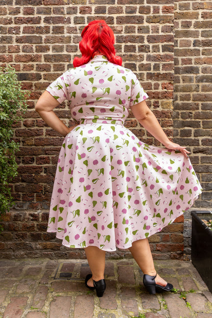 Caterina Soft Fruit Pop Swing Dress