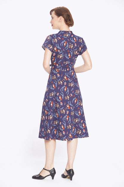Foxy Forest Swing Dress