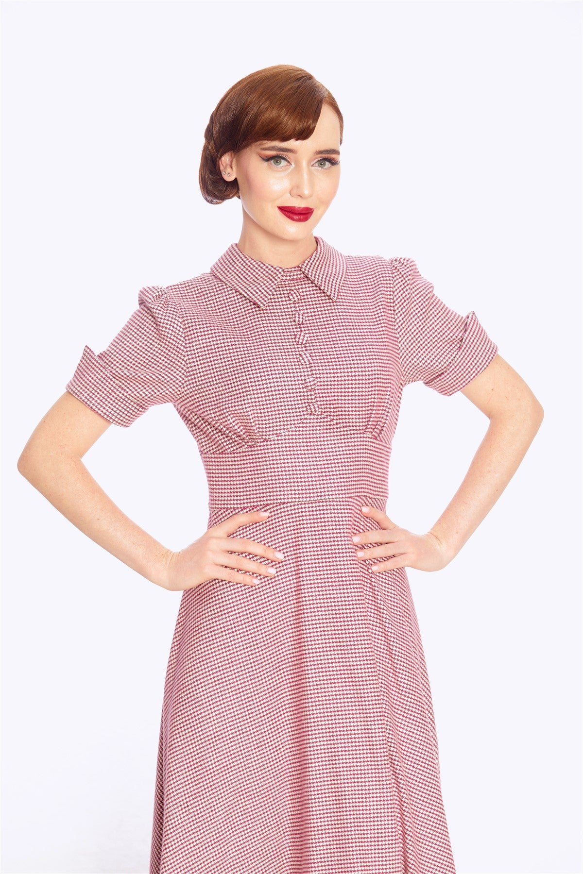 Marianne Pink Swing Dress