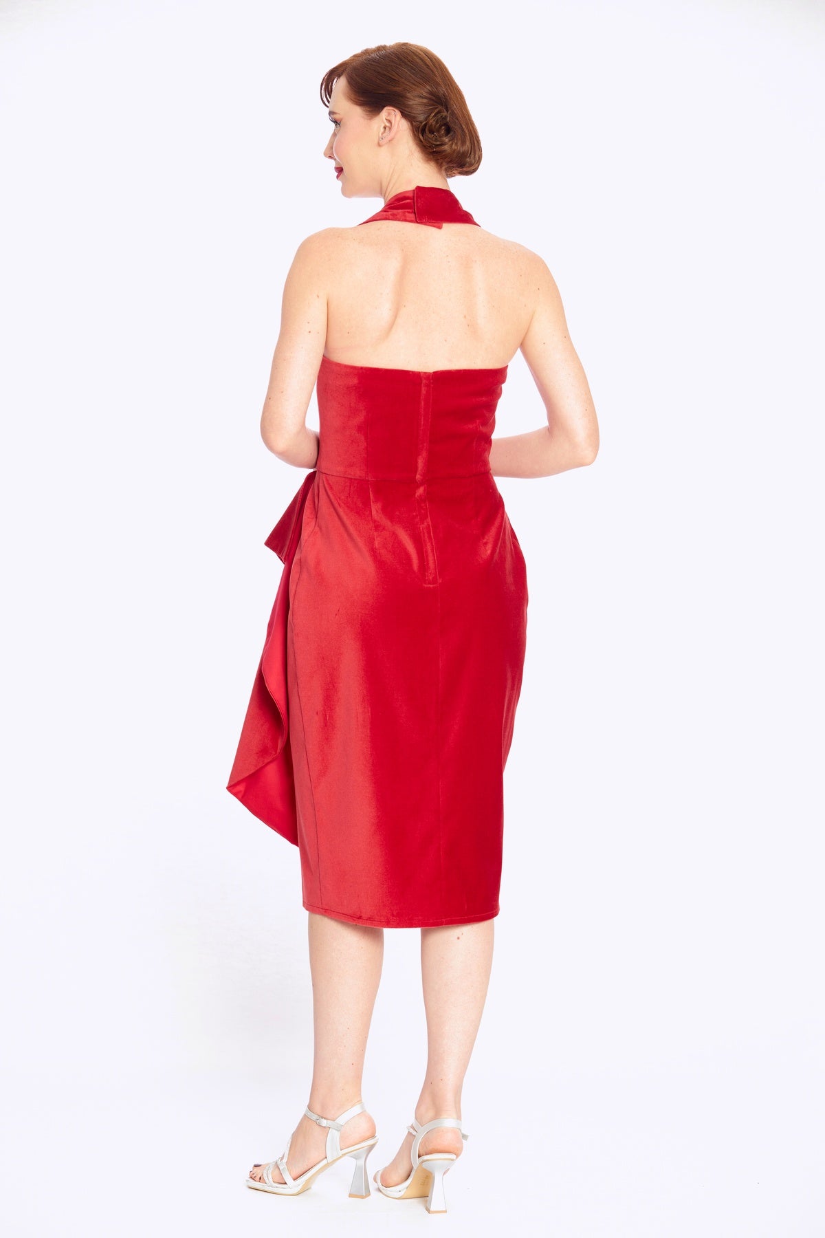 Lorna Velvet Pencil Dress