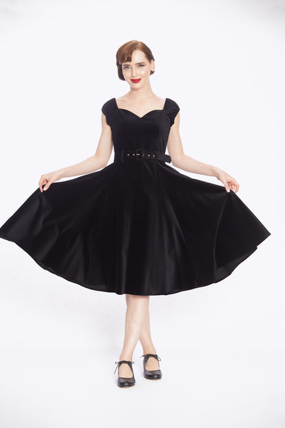 Kaiya Velvet Swing Dress