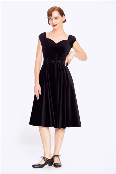 Kaiya Velvet Swing Dress