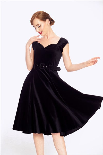 Kaiya Velvet Swing Dress