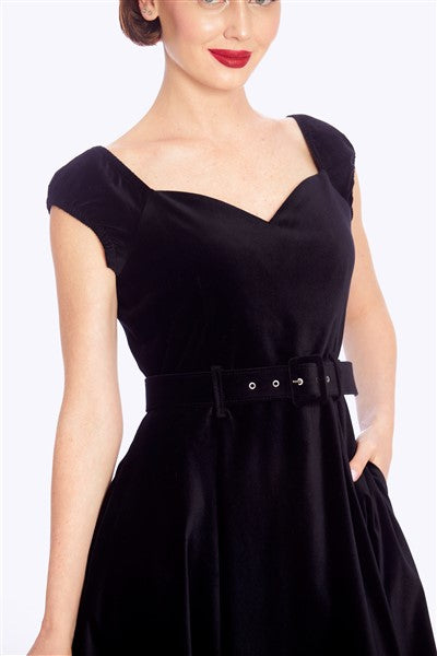 Kaiya Velvet Swing Dress