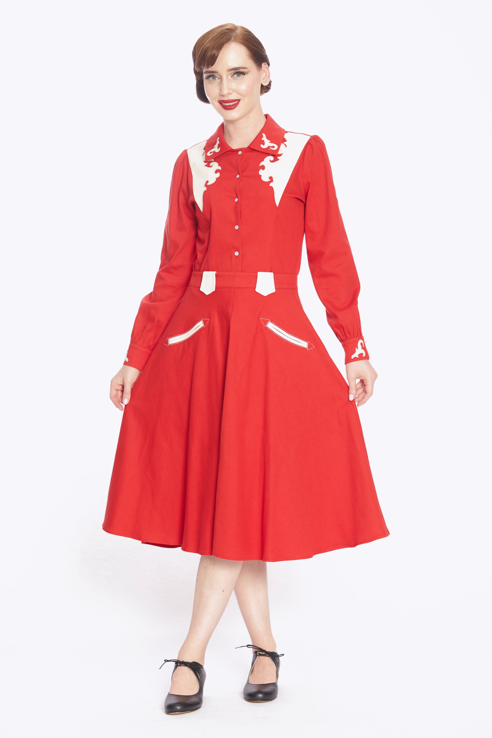 Dolly Western Shirt Red