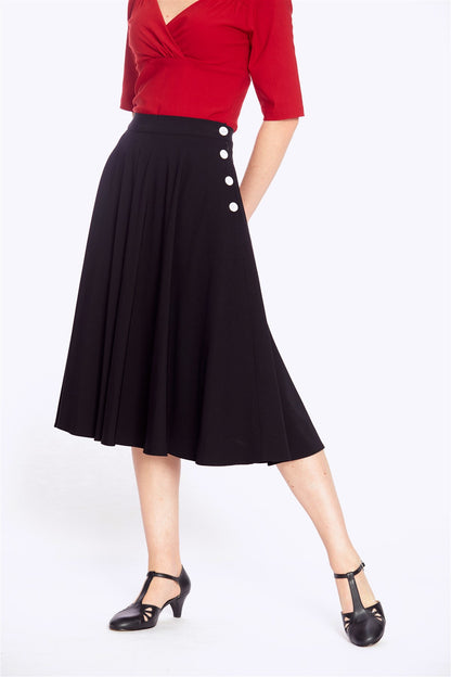 Florence Side Button Skirt