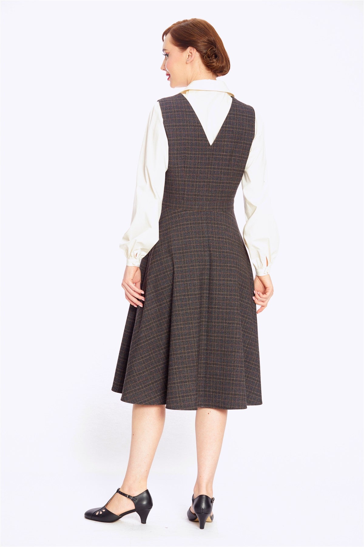 Stella Heritage Check Pinafore Dress