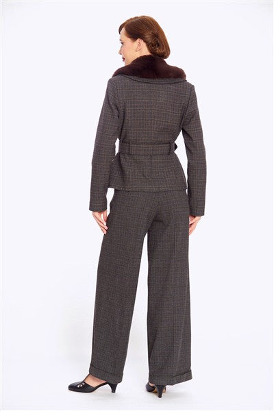 Molly Professor Check Jacket