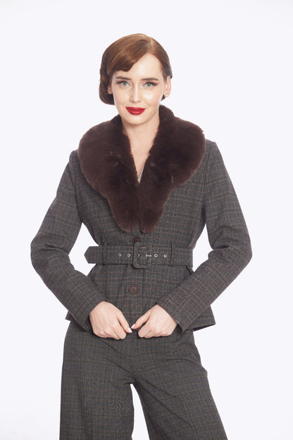 Molly Professor Heritage Check Jacket