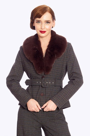 Molly Professor Check Jacket