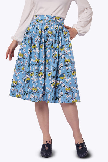 Jasmine Blossom Birds Skirt