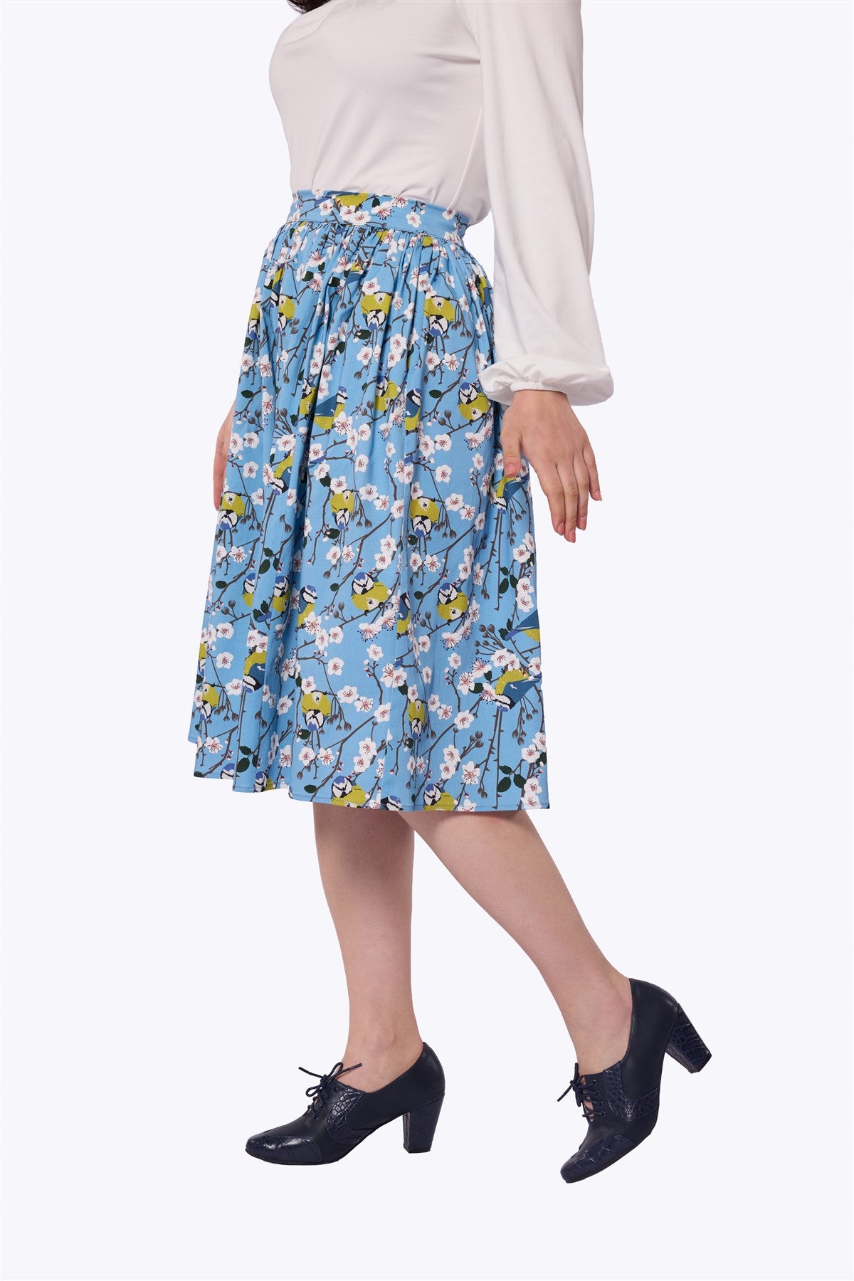 Jasmine Blossom Birds Skirt