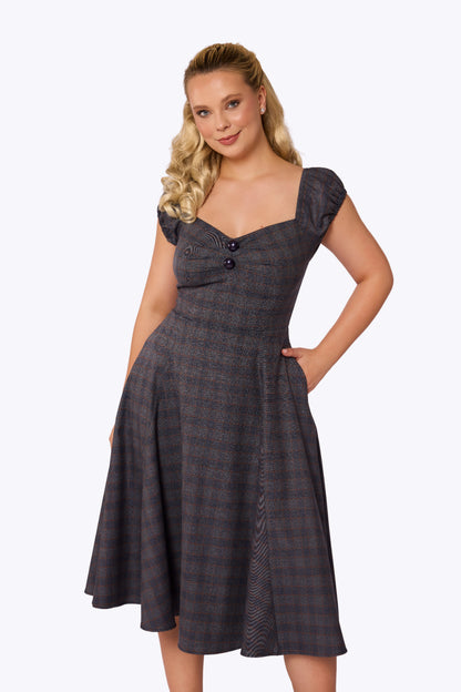 Dolores Prince of Wales Plaid Doll Dress