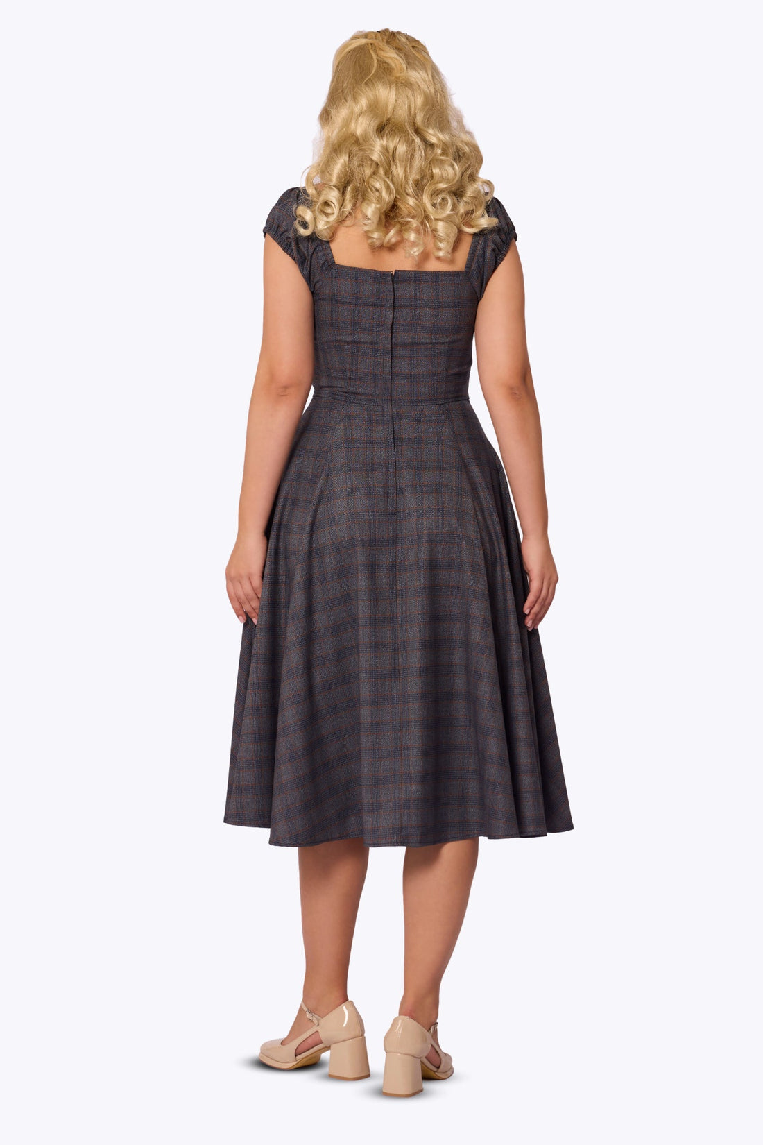 Dolores Prince of Wales Plaid Doll Dress