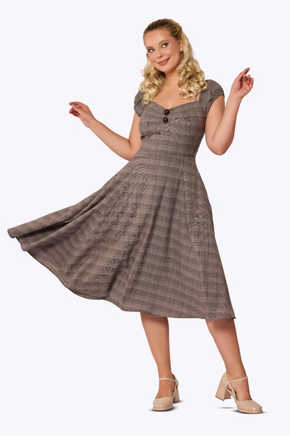 Dolores Windsor Check Doll Dress