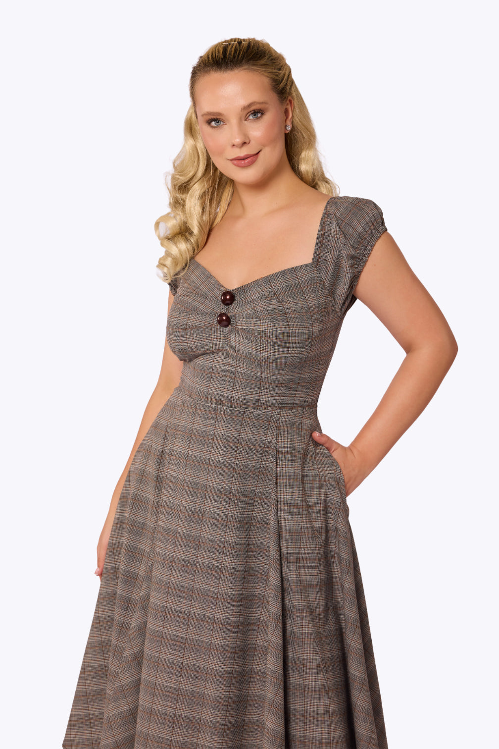Dolores Windsor Check Doll Dress