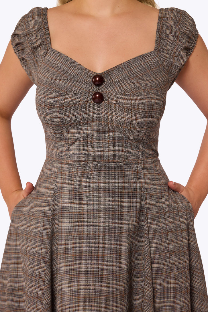 Dolores Windsor Check Doll Dress