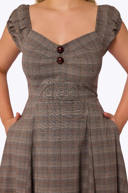 Dolores Windsor Check Doll Dress