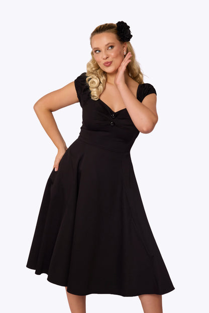 Dolores Black Doll Dress