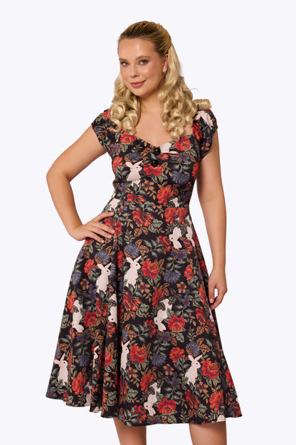 Dolores Forest Floral Doll Dress