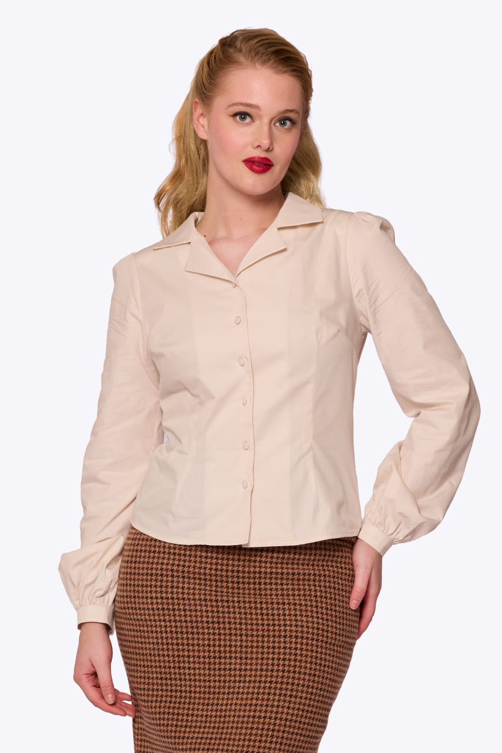 Jerry Vintage Champagne Blouse