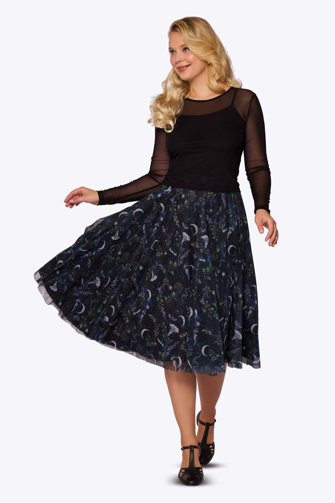Iris Celestial Poion Garden Skirt