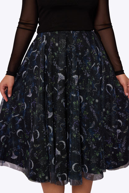 Iris Celestial Poion Garden Skirt