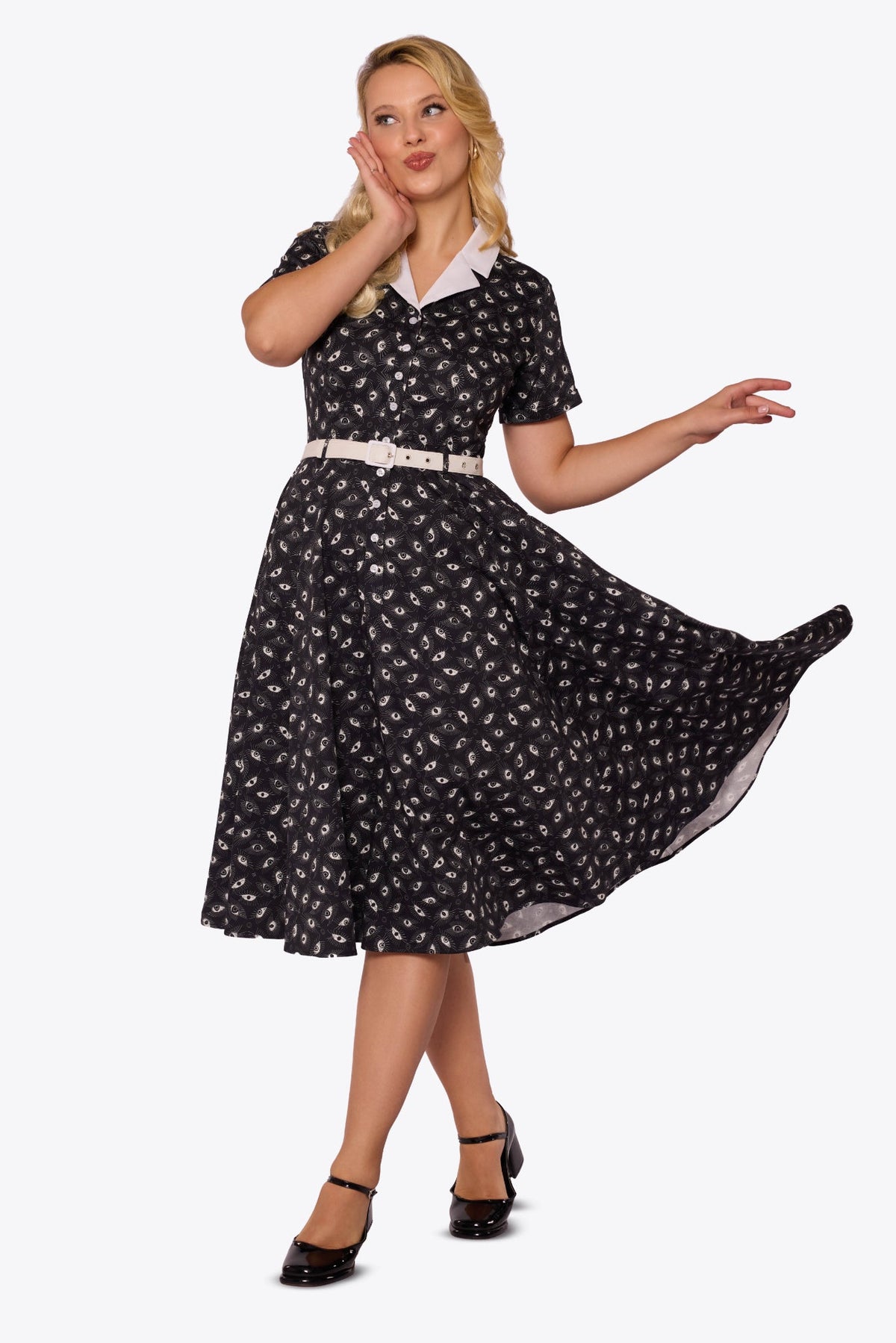 Caterina The Midnight Spectre Swing Dress