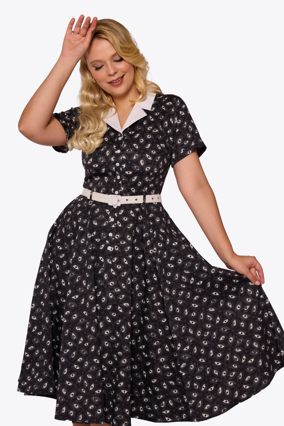 Caterina The Midnight Spectre Swing Dress