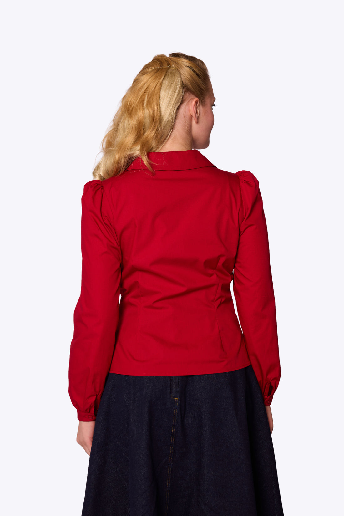 Pepper 40s Blouse Vintage Rosewood