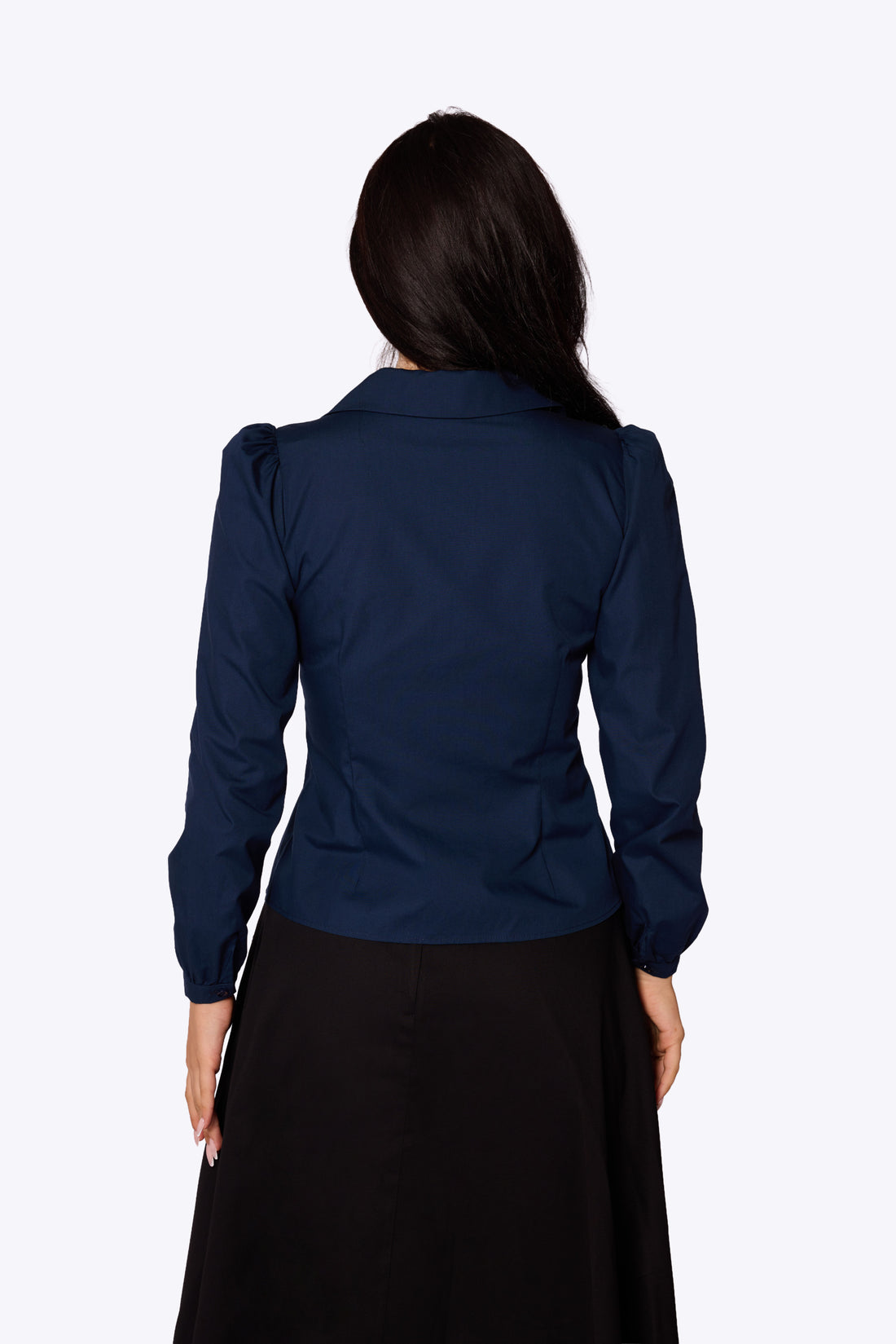 Pepper 40s Blouse Midnight Blue