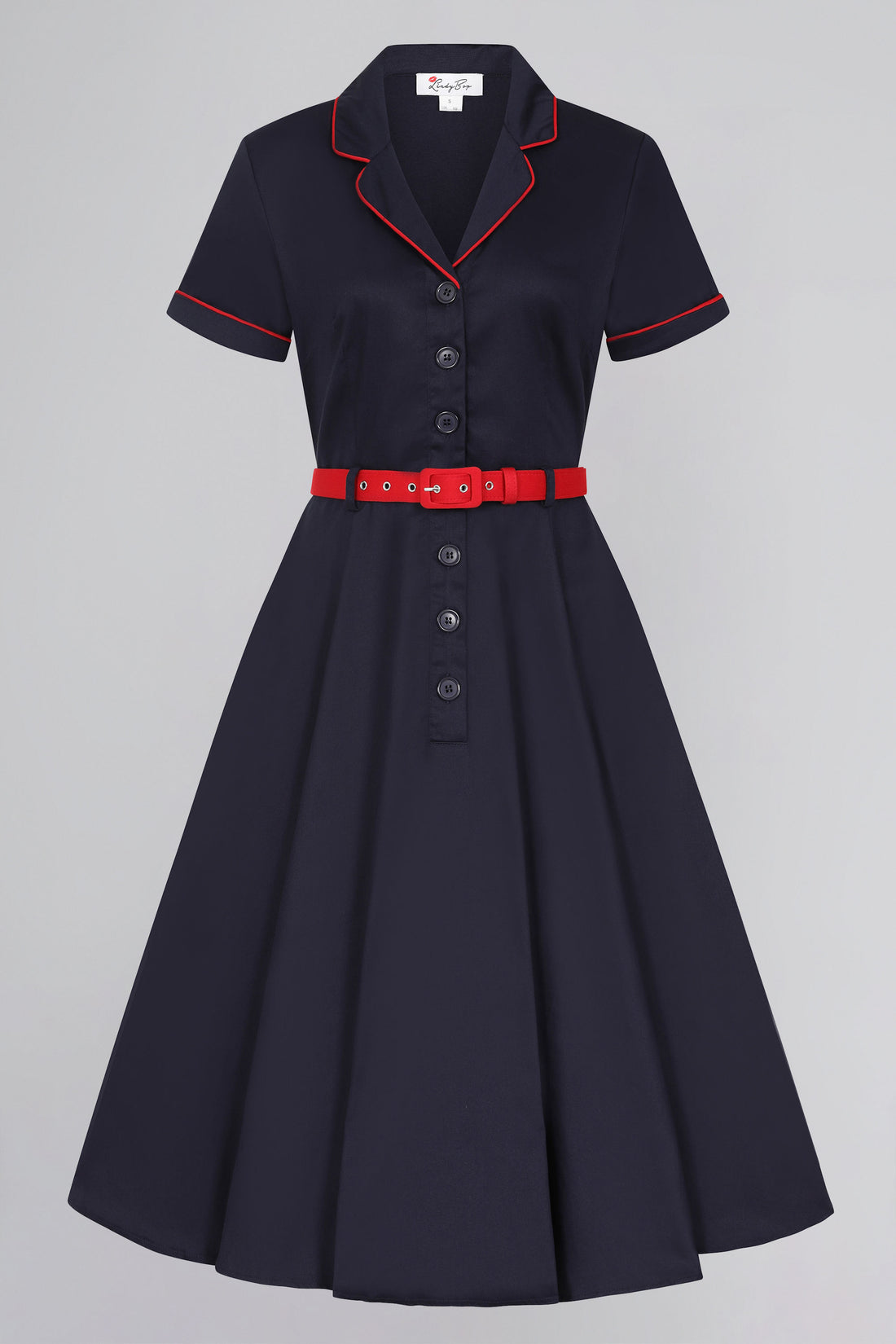Christine Navy Dress