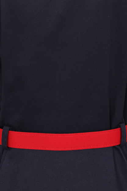 Christine Navy Dress