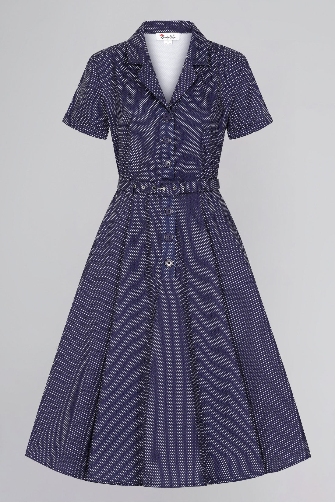 Christine Mini Polka Dress